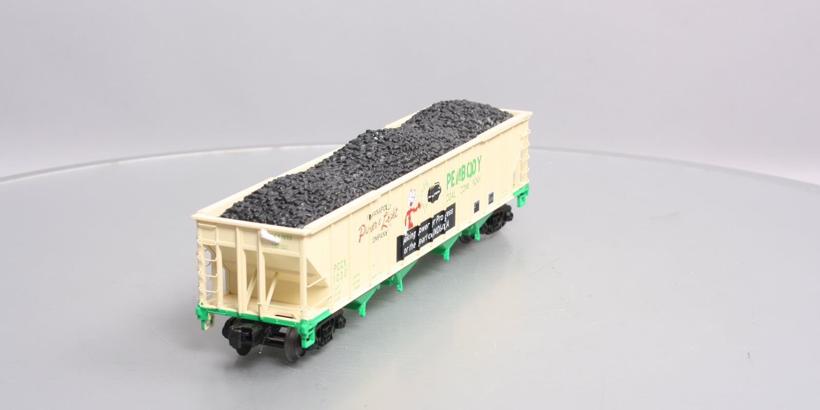 MTH 20-97903 O Gauge Peabody Coal Company 4-Bay Hopper #1030