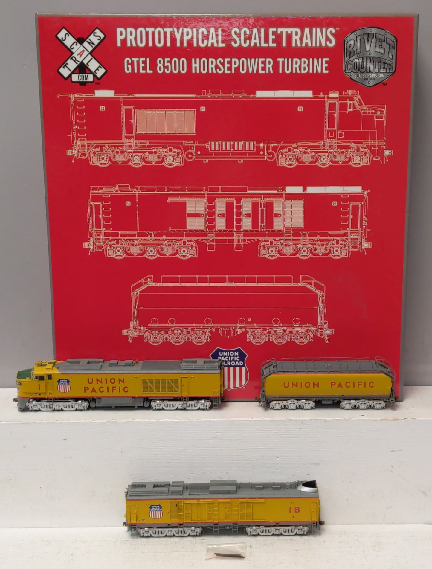 Scale Trains SXT30002 HO Union Pacific GTEL 8500 Turbine #1