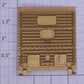 Lionel 7506-12 Gold 75th Anniversary Multi-Panel Boxcar Door with Guides