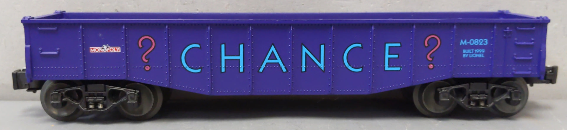 Lionel 6-52185 O Gauge Monopoly Chance Gondola #M-0823 LN/Box