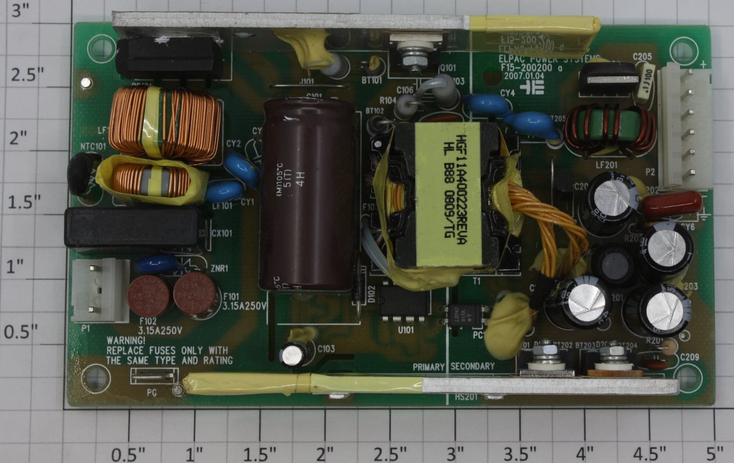 Elpac Power MS6509F 9VDC 7.2A Power Supply