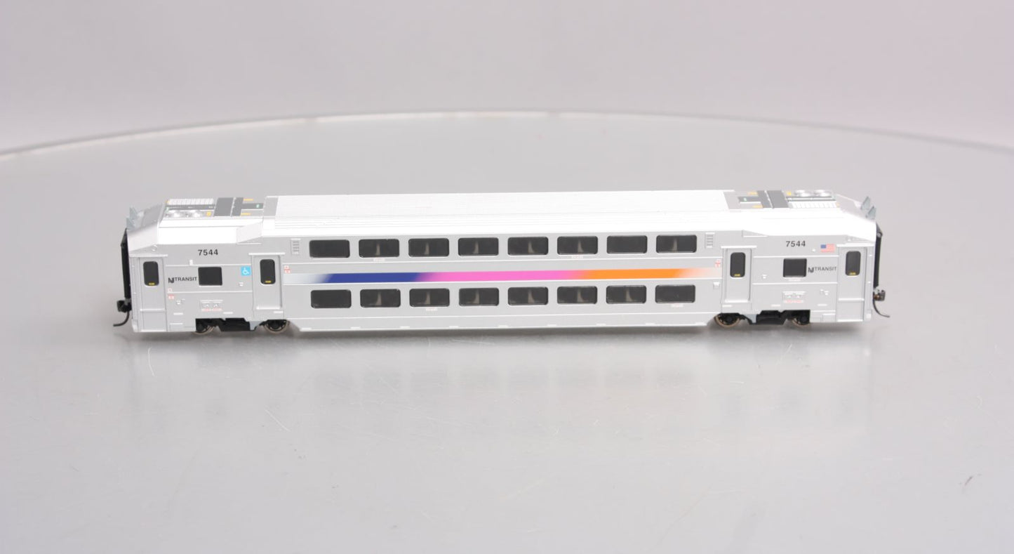 Atlas 20004120 HO NJ Transit Multi-level Commuter Coach Car #7544