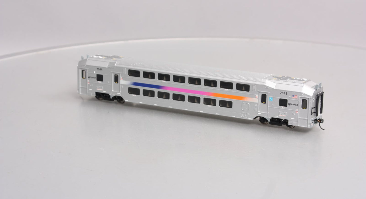Atlas 20004120 HO NJ Transit Multi-level Commuter Coach Car #7544