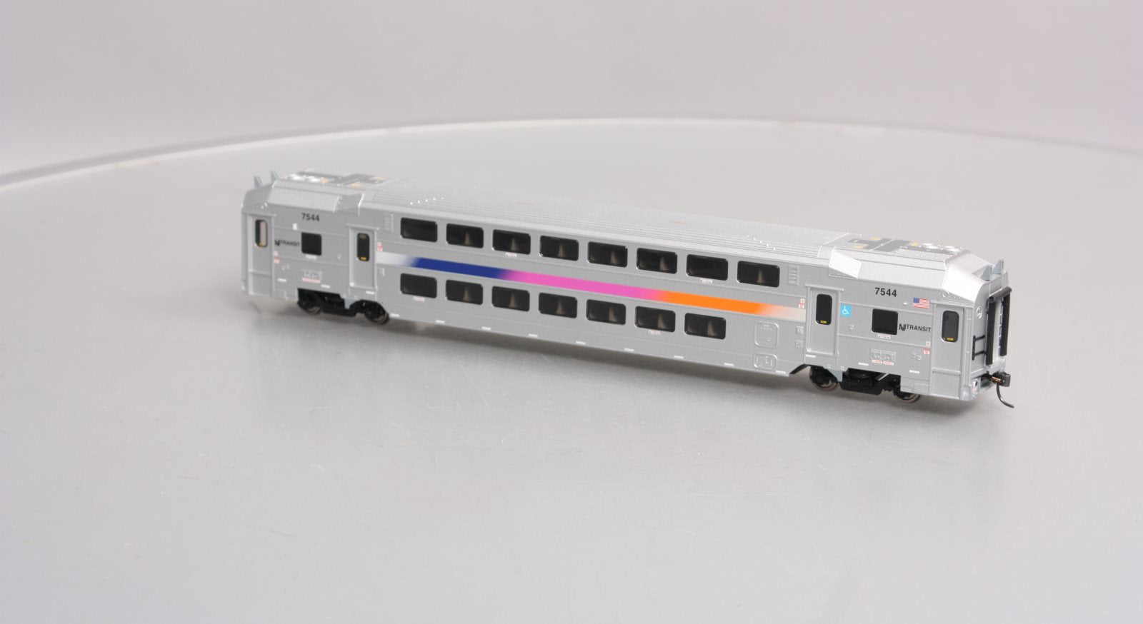 Atlas 20004120 HO NJ Transit Multi-level Commuter Coach Car #7544