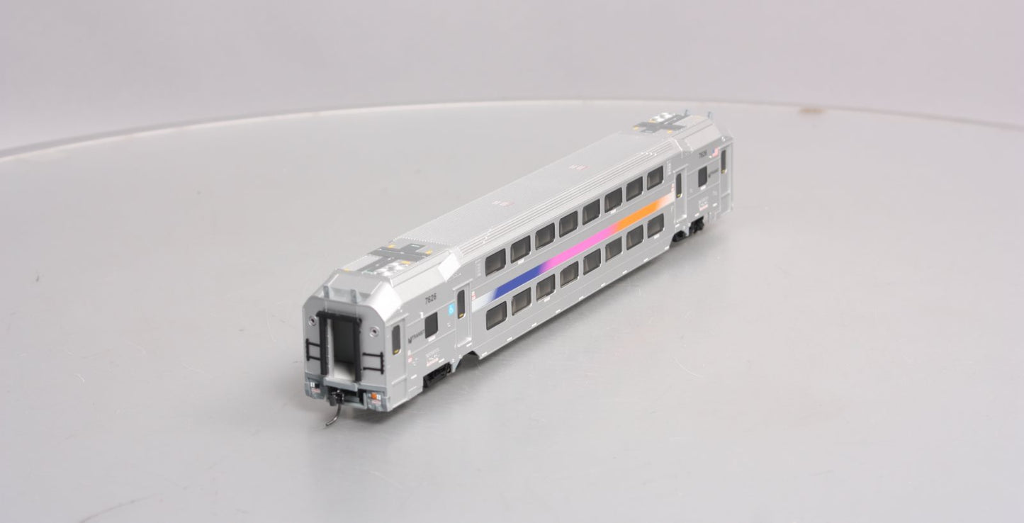 Atlas 20004126 HO New Jersey Transit Multi-level Commuter Coach Trailer #7626