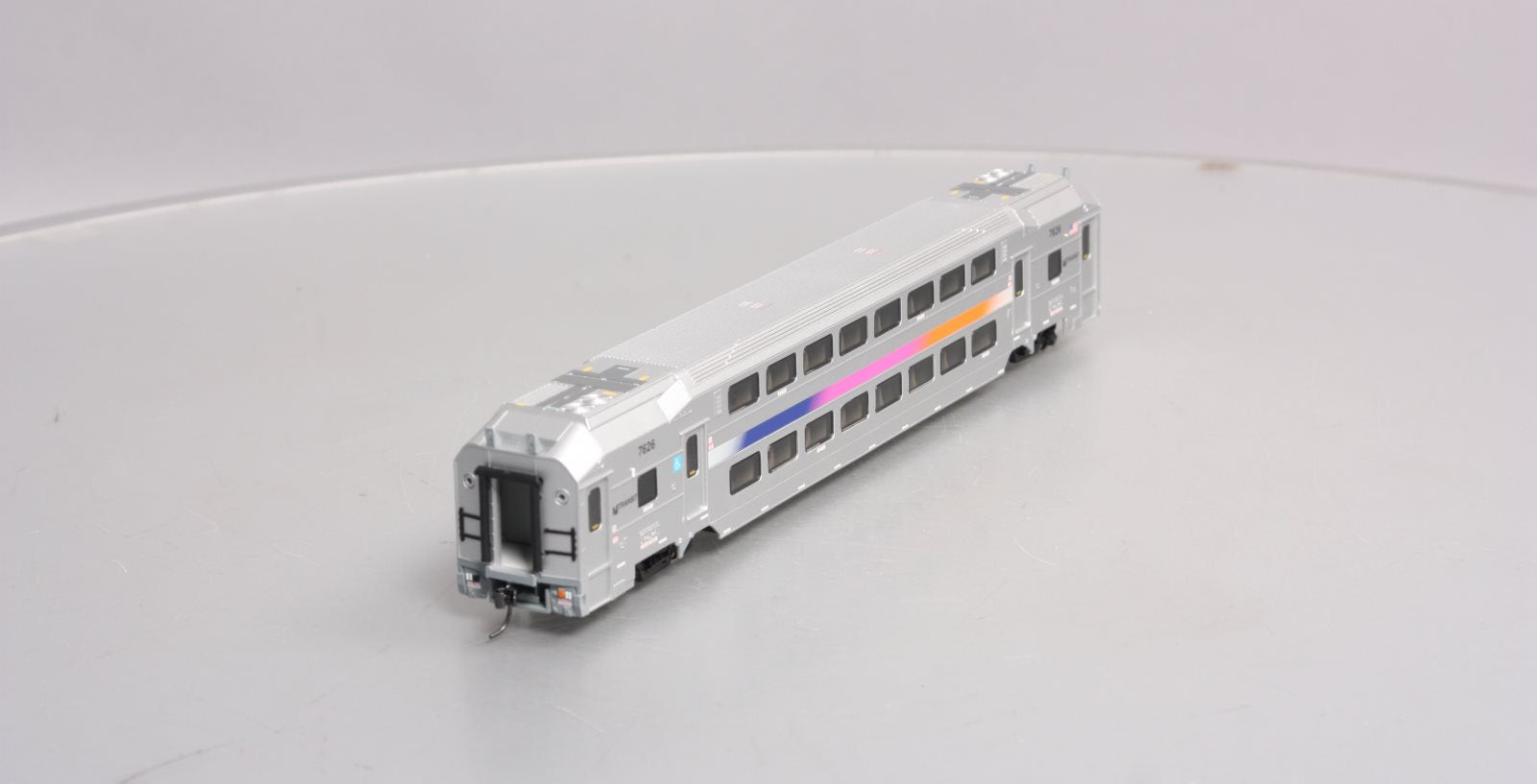 Atlas 20004126 HO New Jersey Transit Multi-level Commuter Coach Trailer #7626