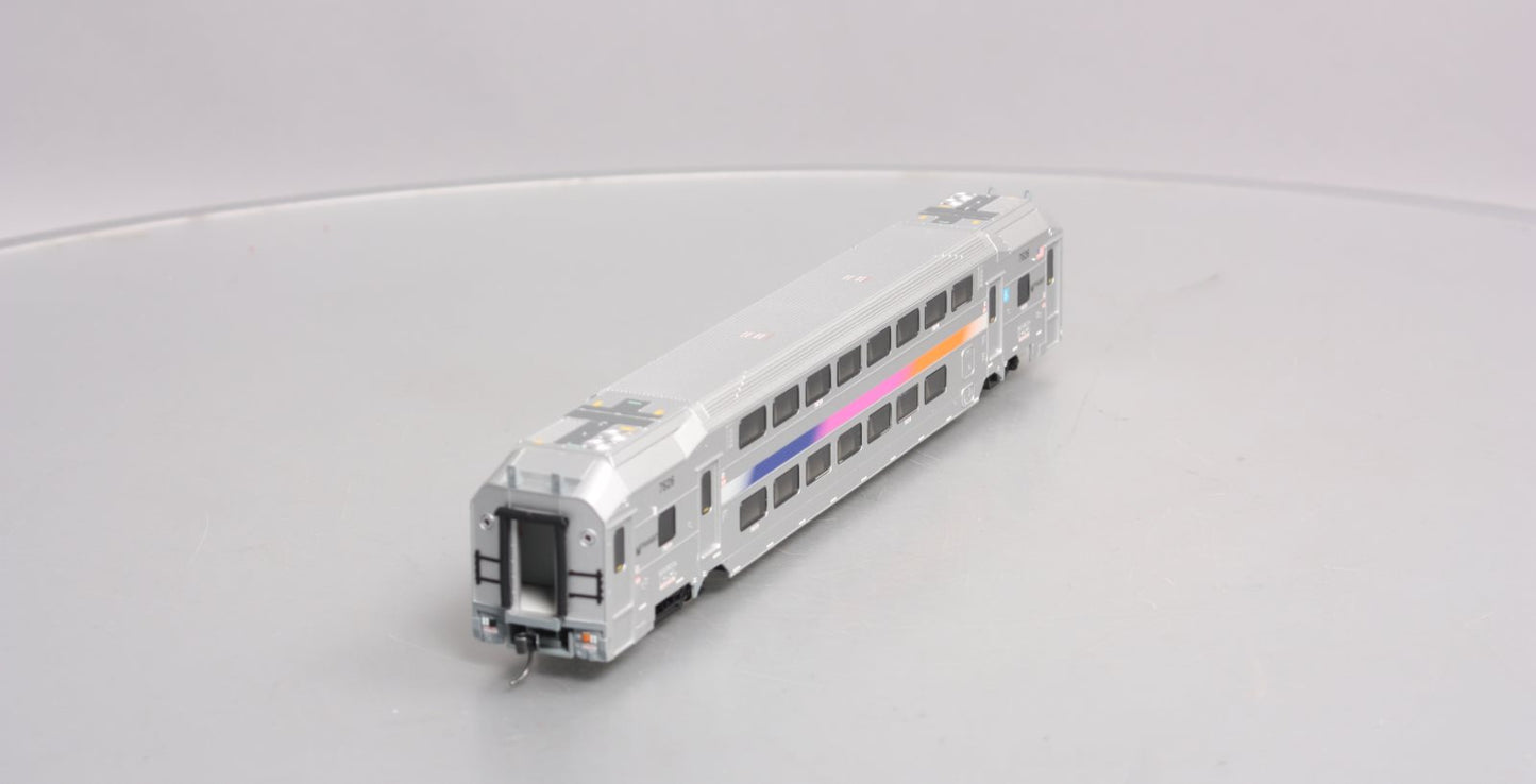 Atlas 20004126 HO New Jersey Transit Multi-level Commuter Coach Trailer #7626