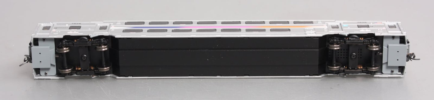 Atlas 20004126 HO New Jersey Transit Multi-level Commuter Coach Trailer #7626