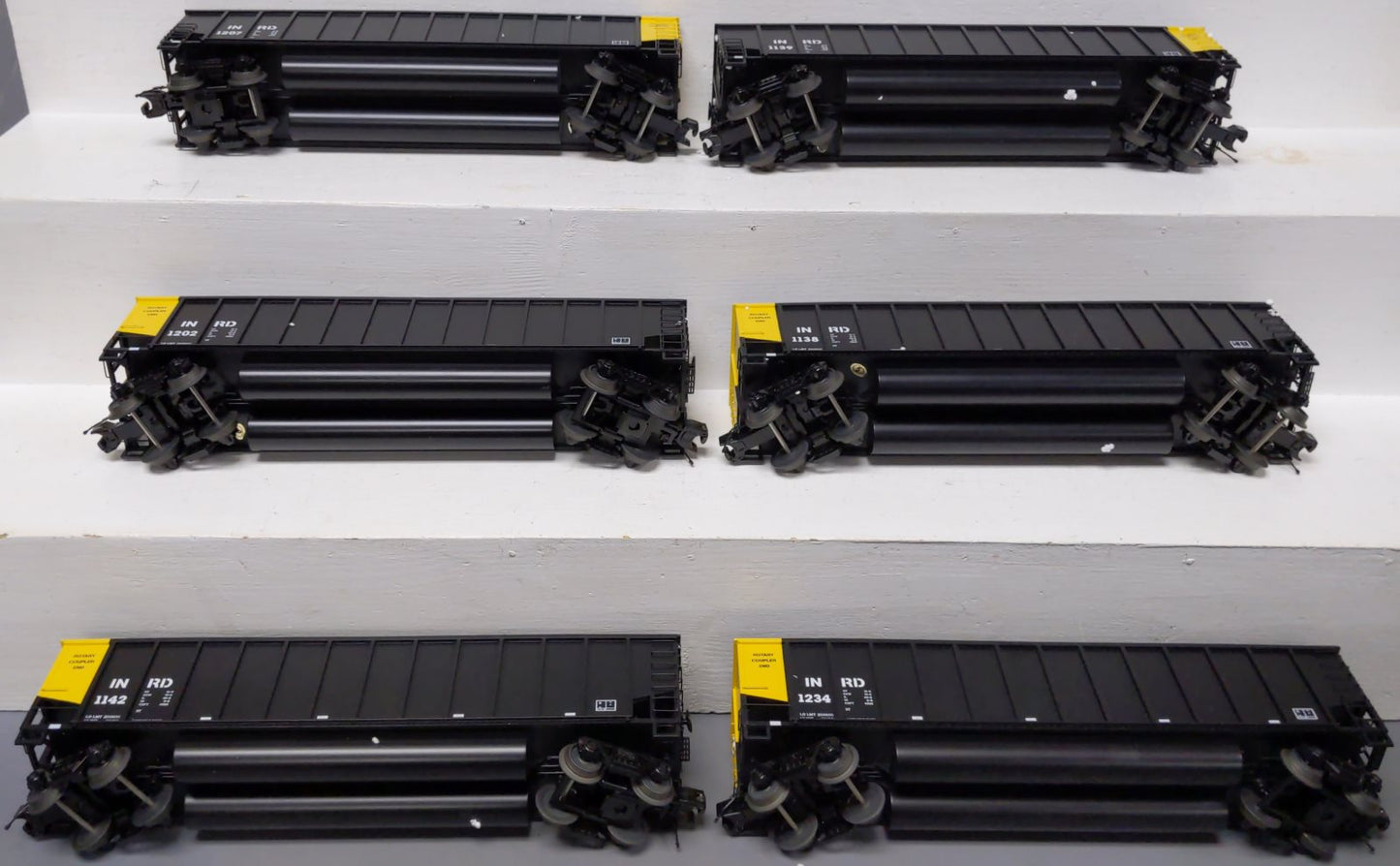 MTH 20-90738 Coalporter Hopper Car w/ Coal Load 6-Car Set