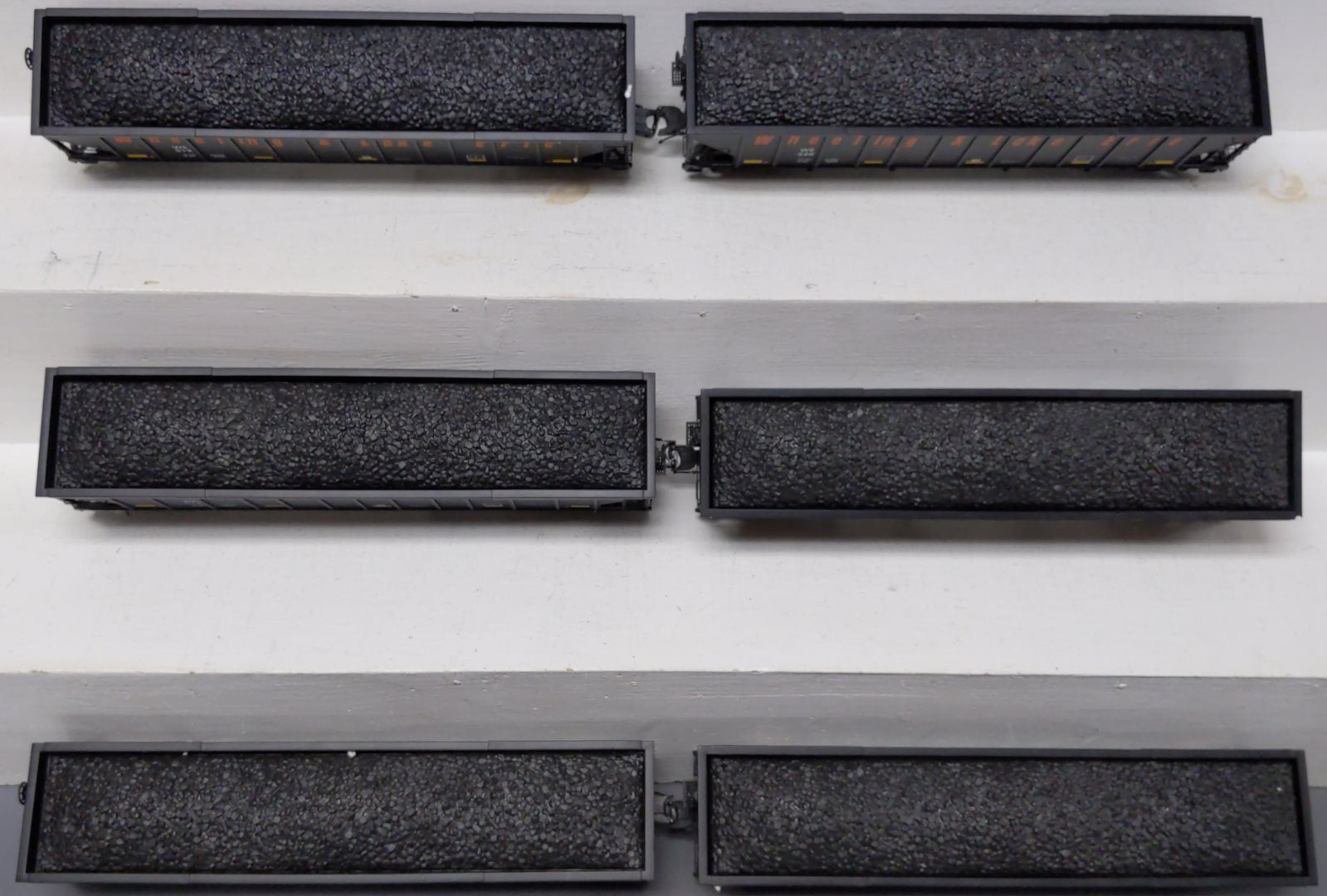MTH 20-90893 O W&LE 4-Bay Hopper (Pack of 6)