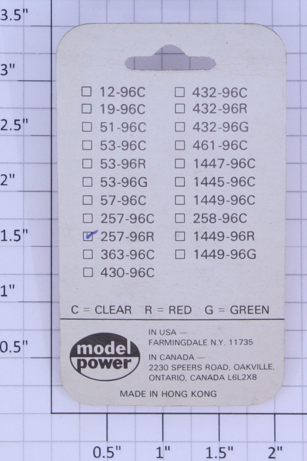 Model Power 257-96R 14 Volt Bayonet Base Red Light Bulbs (Pack of 2)