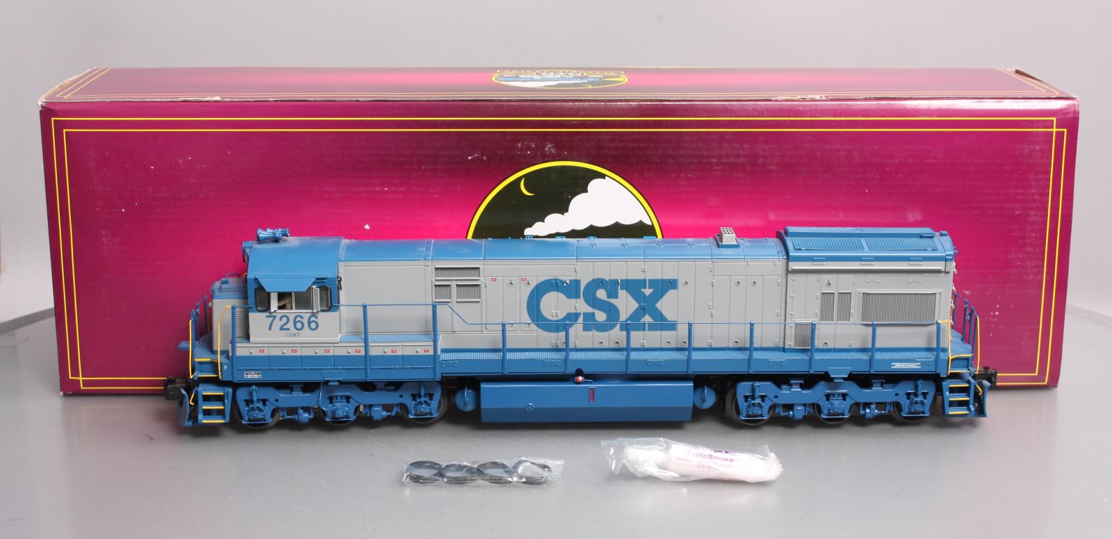 MTH 20-20932-1 O CSX U30C Diesel Engine with PS-3.0 (Hi-Rail) #7266