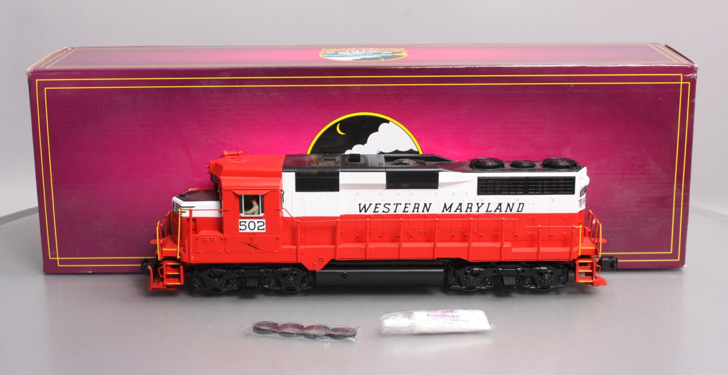 MTH 20-21300-1 O Western Maryland GP-30 Diesel Engine w/ Proto-Sound 3.0 #502