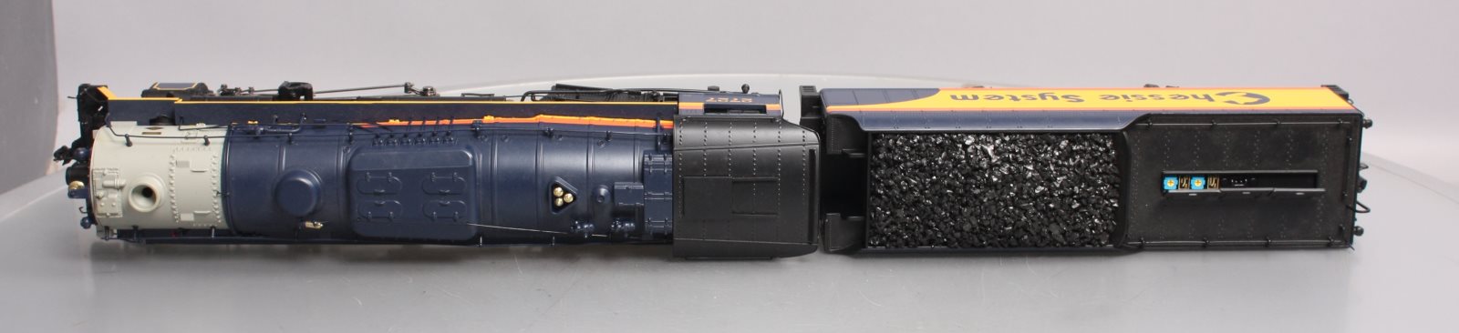 MTH 20-3289-1 Chessie 2-8-4 Berkshire Steam Locomotive Hi-Rail w/PS2 #2727