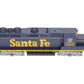 Kato 37-3022 HO Santa Fe Dress Blue EMD GP35 Phase Ia Diesel Locomotive #3305