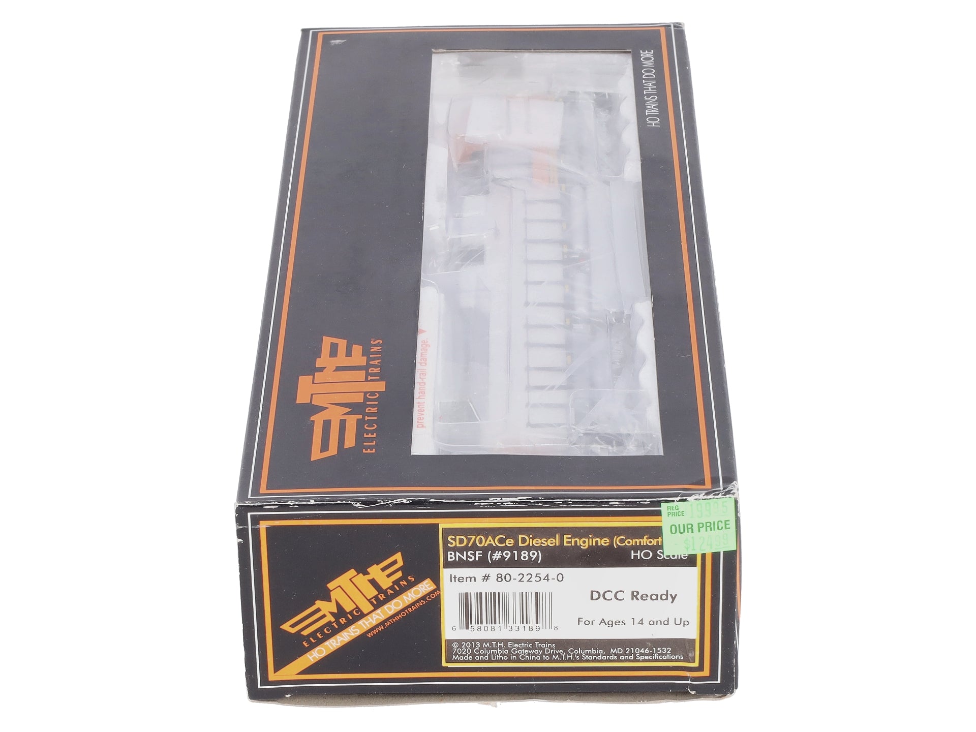 MTH 80-2254-0 HO BNSF Diesel Locomotive #9189