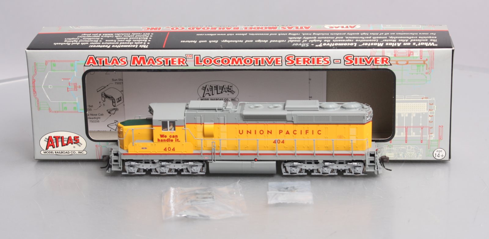 Atlas 7946 HO Union Pacific We Can Handle It SD24 Diesel Locomotive #404