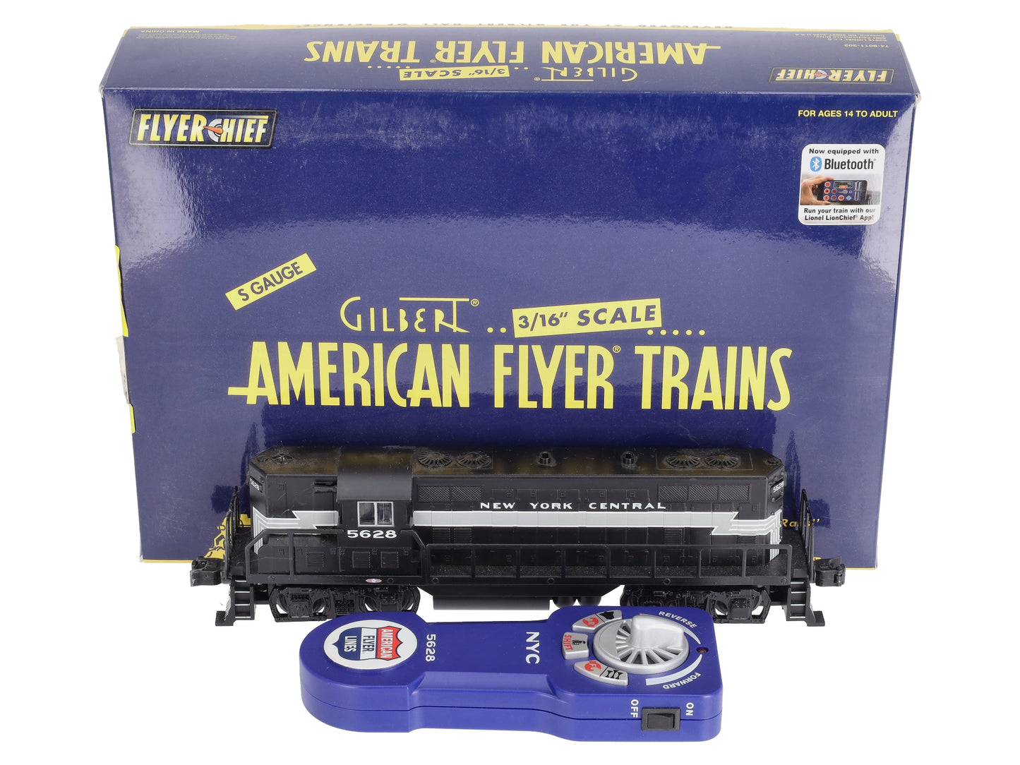 American Flyer 6-44116 S New York Central Flyerchief GP7 Diesel Locomotive #5628 NIB