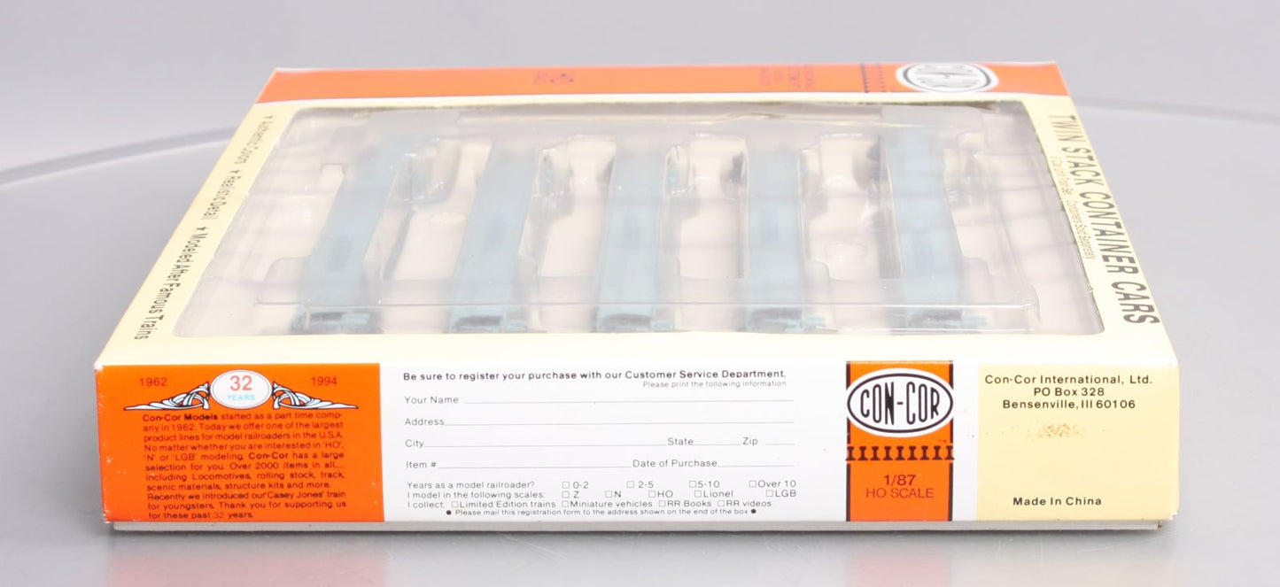 Con-Cor 0001-001953 HO Maersk Container Cars #254351 EX/Box