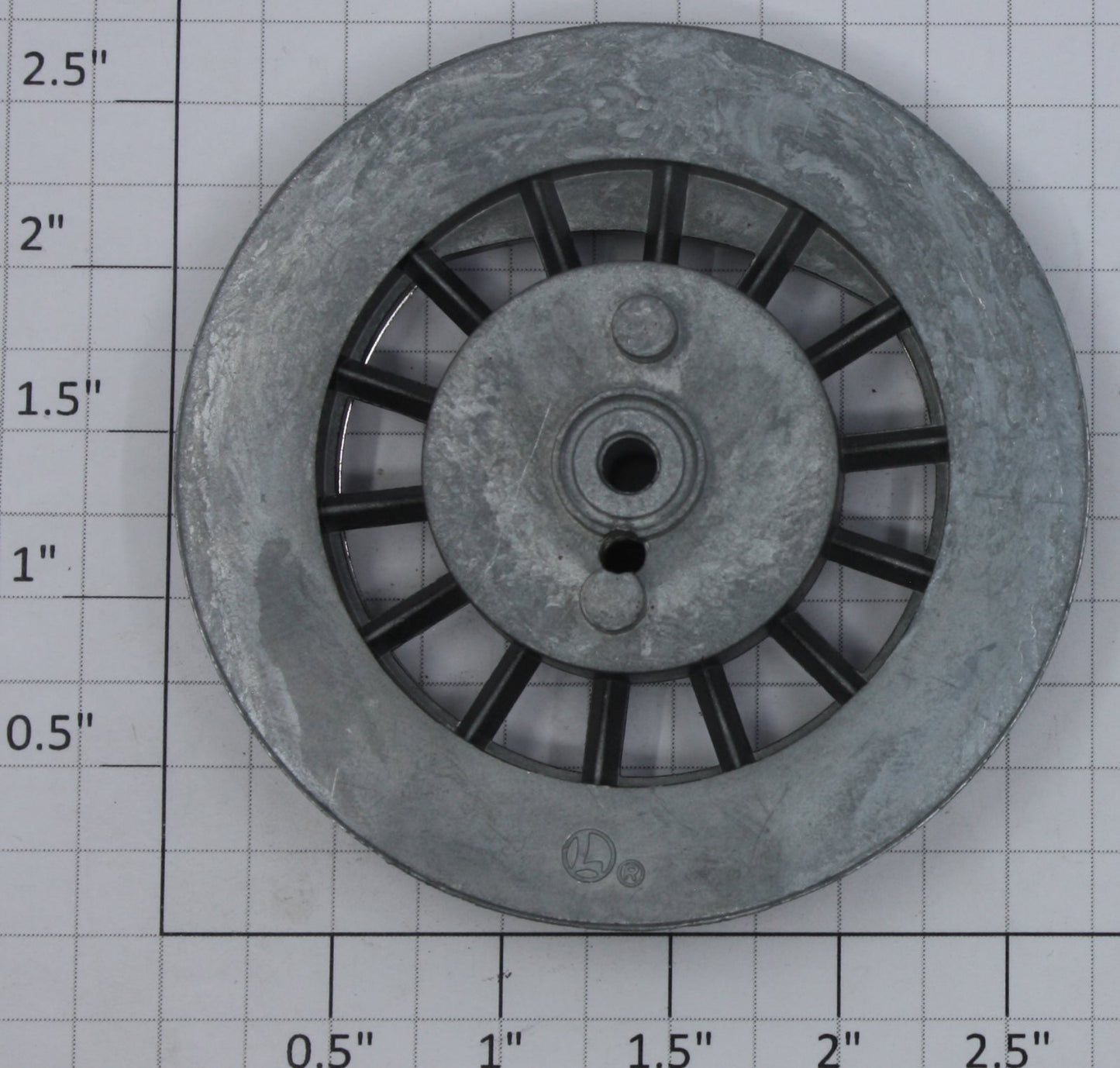 Lionel 400E-69 Black Spoked 2-3/4" Std. Gauge Steam Loco Gear Wheel