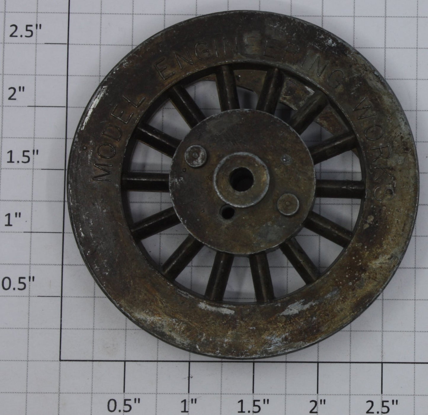 Lionel 400E-69 Black Spoked 2-3/4" Std. Gauge Steam Loco Gear Wheel
