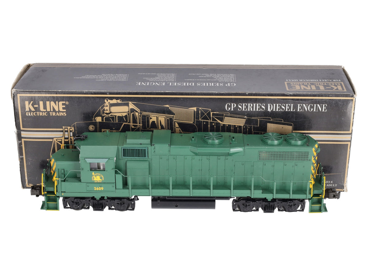 K-Line K2419-2609 O Central of New Jersey GP-38-2 Diesel w/LTI TMCC #2609 LN/Box