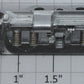 K-Line K4600-08-01 Left Silver Diecast Passenger Truck Side with Bushings