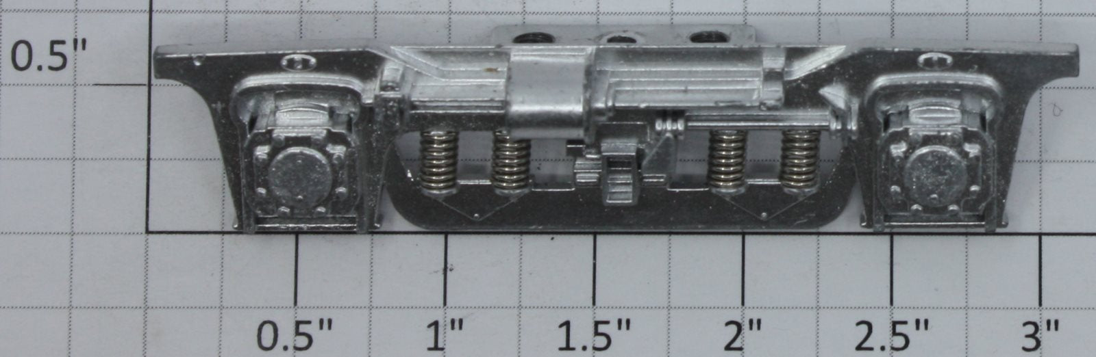 K-Line K4600-08-01 Left Silver Diecast Passenger Truck Side with Bushings