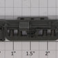 K-Line K4600-08-01 Left Gray Diecast Passenger Truck Side with Bushings