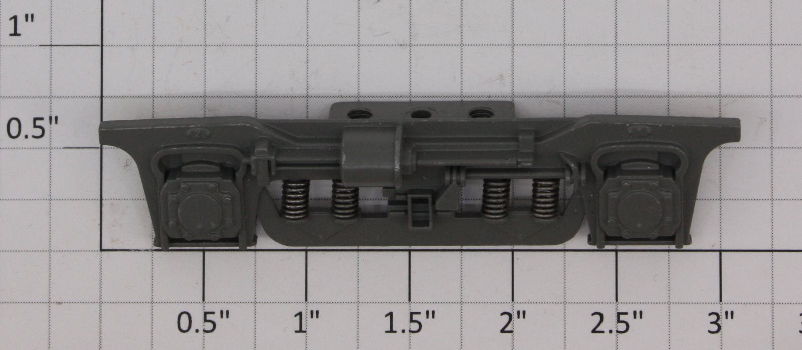K-Line K4600-08-01 Left Gray Diecast Passenger Truck Side with Bushings