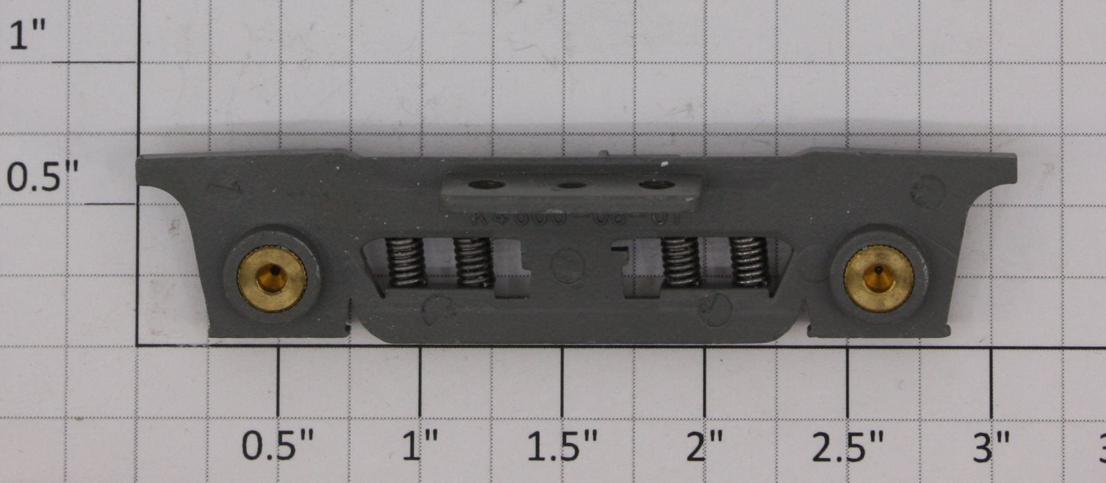 K-Line K4600-08-01 Left Gray Diecast Passenger Truck Side with Bushings