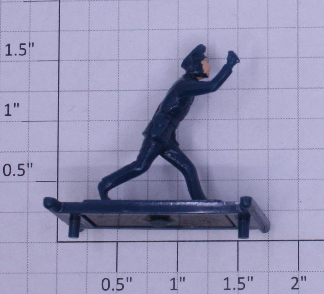 Lionel 3357-20 O Gauge Blue Cop Figure with Painted Face and Hands