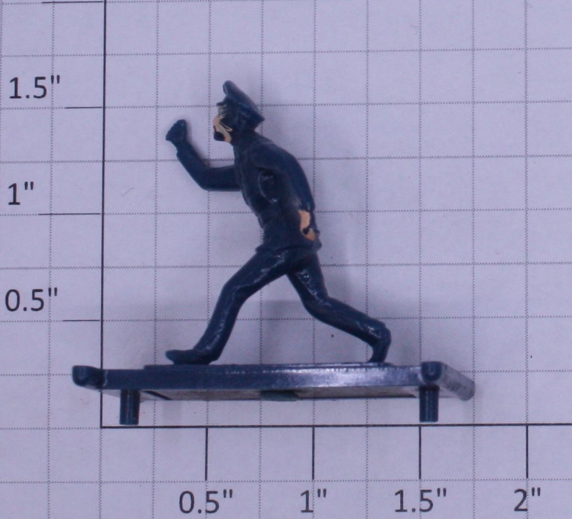 Lionel 3357-20 O Gauge Blue Cop Figure with Painted Face and Hands