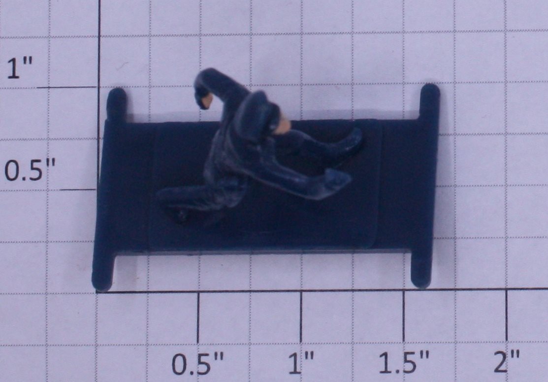 Lionel 3357-20 O Gauge Blue Cop Figure with Painted Face and Hands