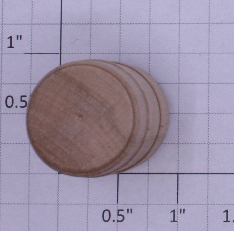 Acme 0716-1531 O Gauge Unfinished Wood Oil Barrel Drum