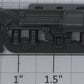 K-Line K4600-08-02 Right Gray Diecast Passenger Truck Side with Bushings