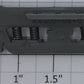K-Line K4600-08-02 Right Gray Diecast Passenger Truck Side with Bushings