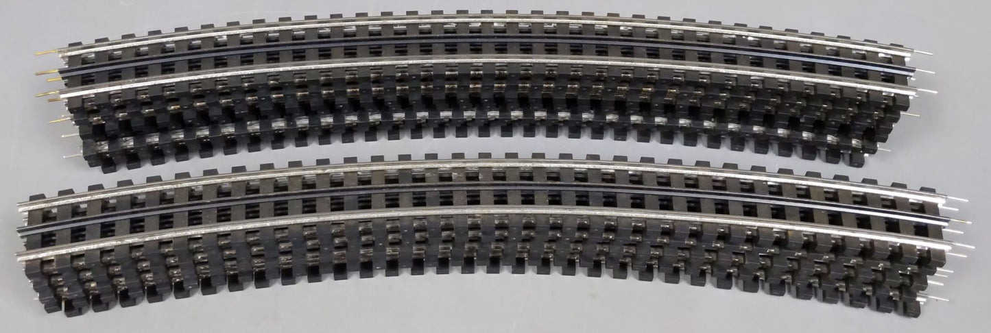 Gargraves 80-101S O 3 Rail Phantom Tinplate 80" Curve Tie Sectional Track (12)