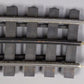 Gargraves 80-101S O 3 Rail Phantom Tinplate 80" Curve Tie Sectional Track (12)