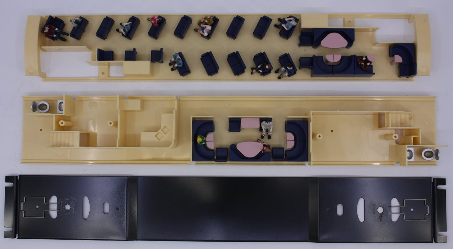 Lionel 39014-5 Coach and Lounge Car Interior with Frame