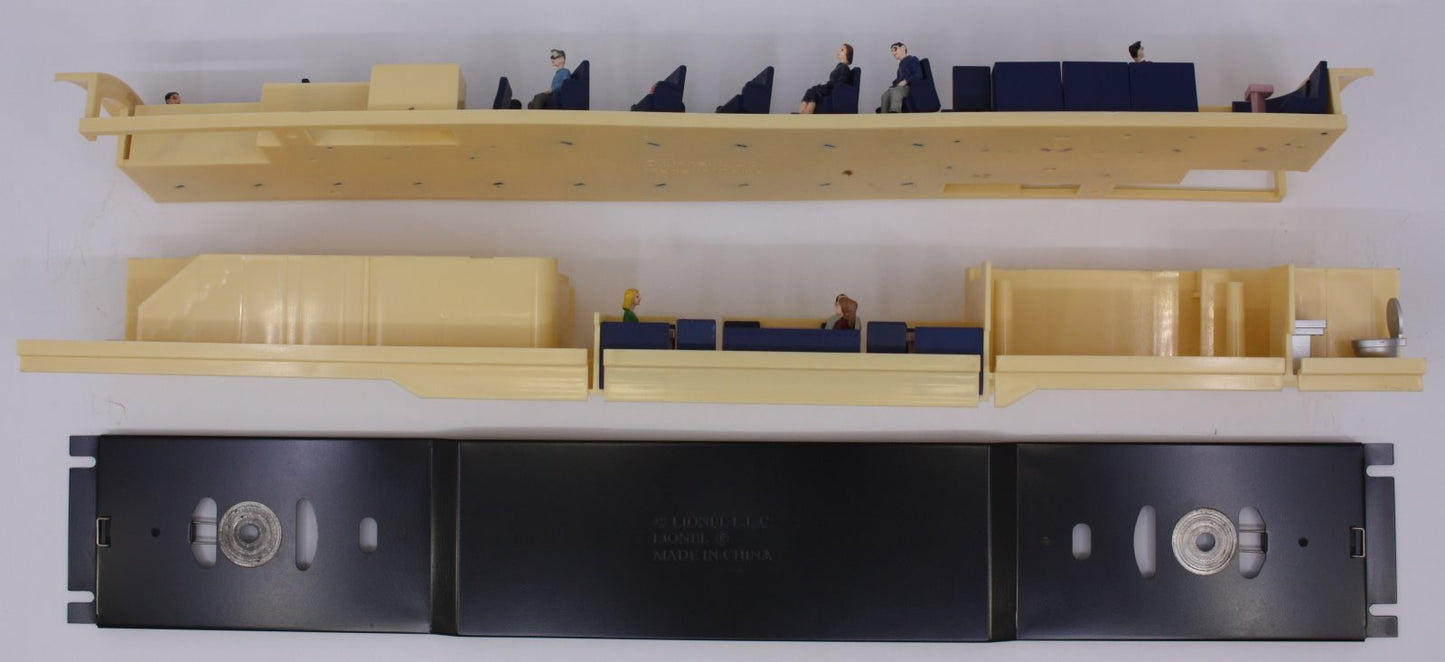 Lionel 39014-5 Coach and Lounge Car Interior with Frame