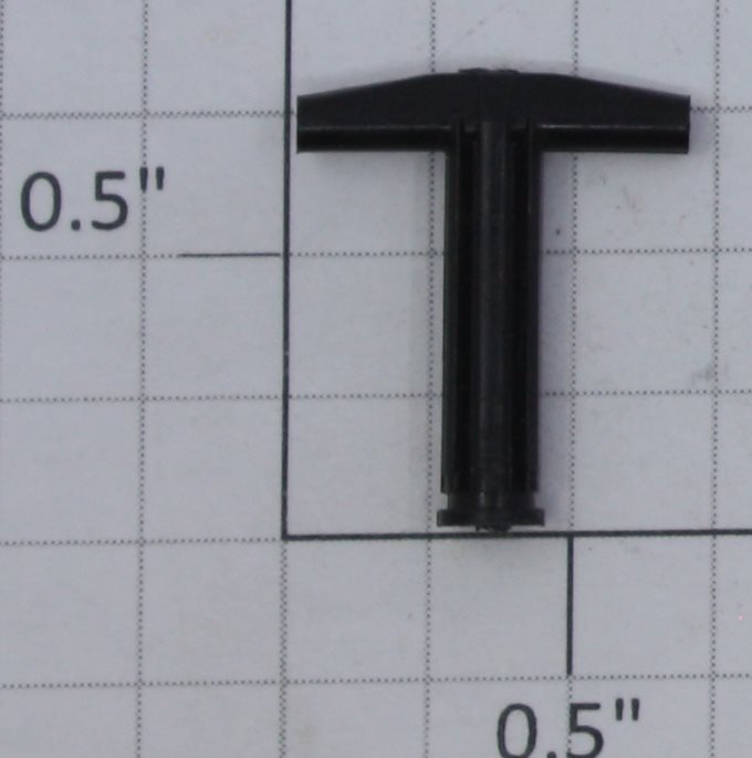 Lionel 18321-164 0.68" x 0.80 O Gauge Plastic Coupler T-Bar