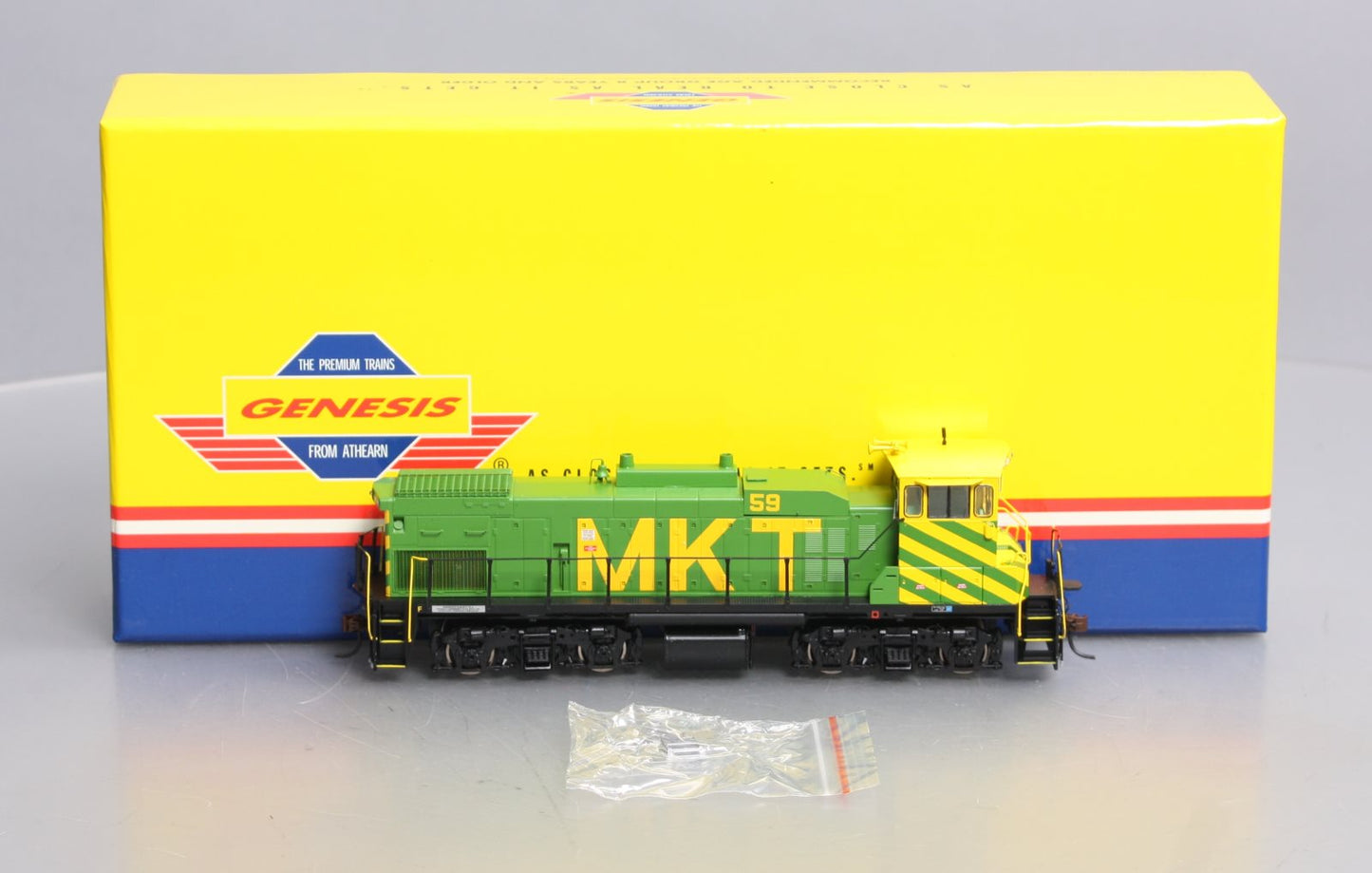 Athearn G66084 HO Missouri Kansas Texas MP15-AC Diesel Locomotive #59