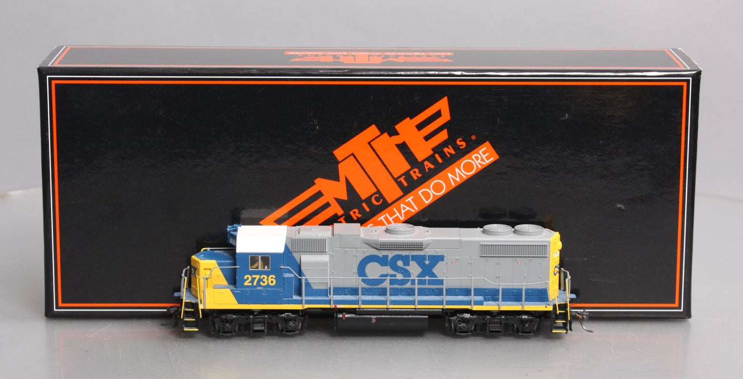 MTH 85-2020-1 HO CSX GP38-2 Diesel Engine with Proto-Sound 3 #2736