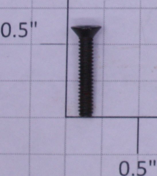 Lionel 2055-93 #4-40 x 5/8" Black Eccentric Crank Flat Head Phillips Screw
