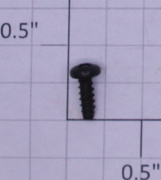 Lionel 8400-550 #4 x 5/16" Black Pan Head Phillips Self Tapping Screw