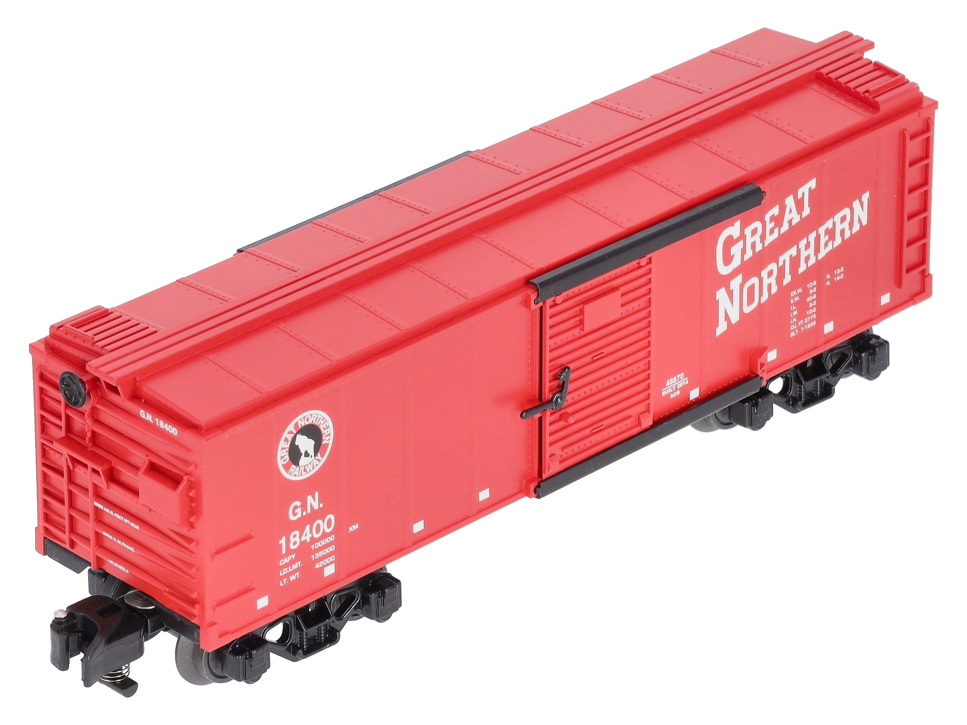 American Flyer 6-48870 S Scale Great Northern Steam RailSounds Boxcar #18400