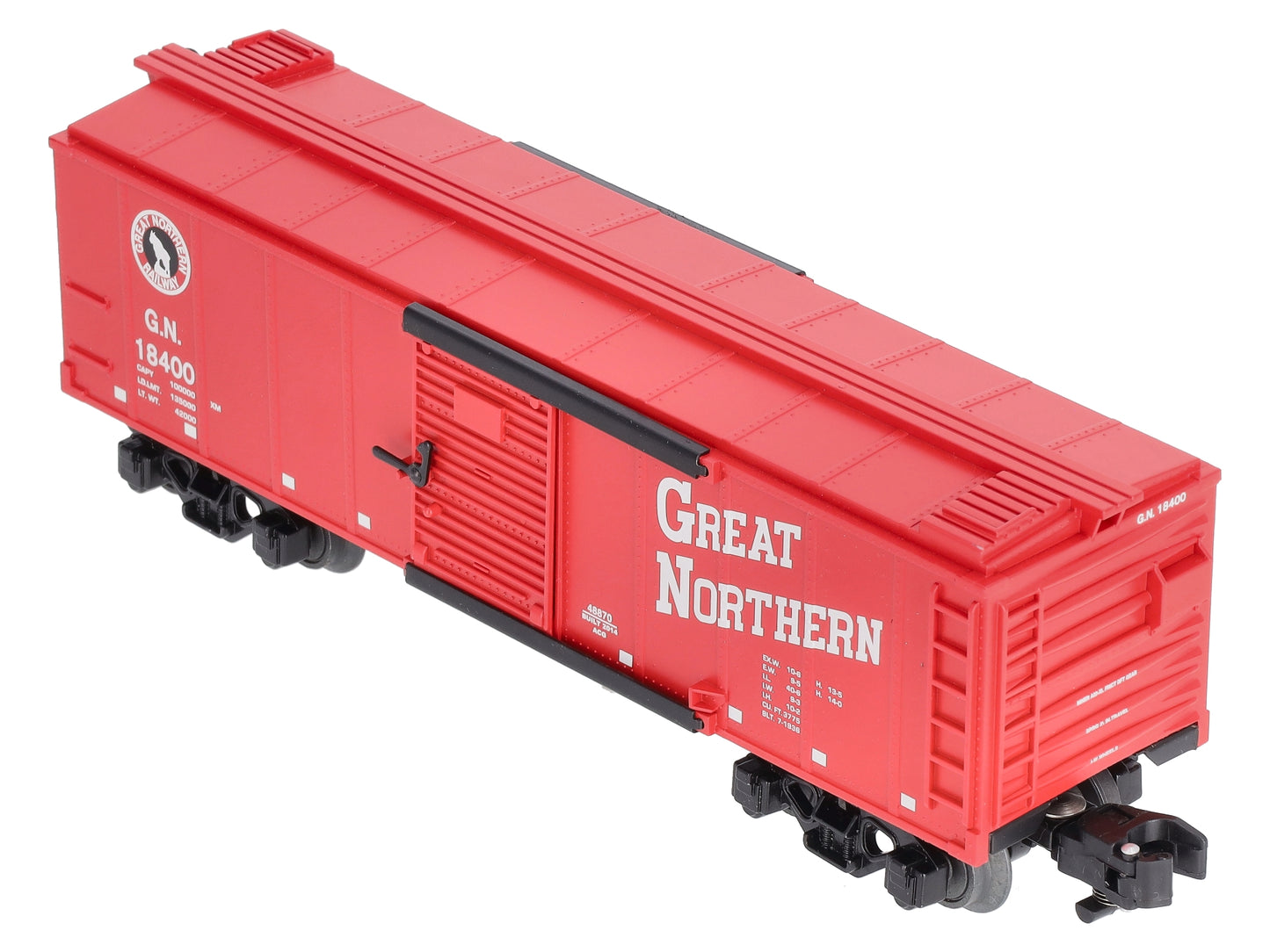 American Flyer 6-48870 S Scale Great Northern Steam RailSounds Boxcar #18400