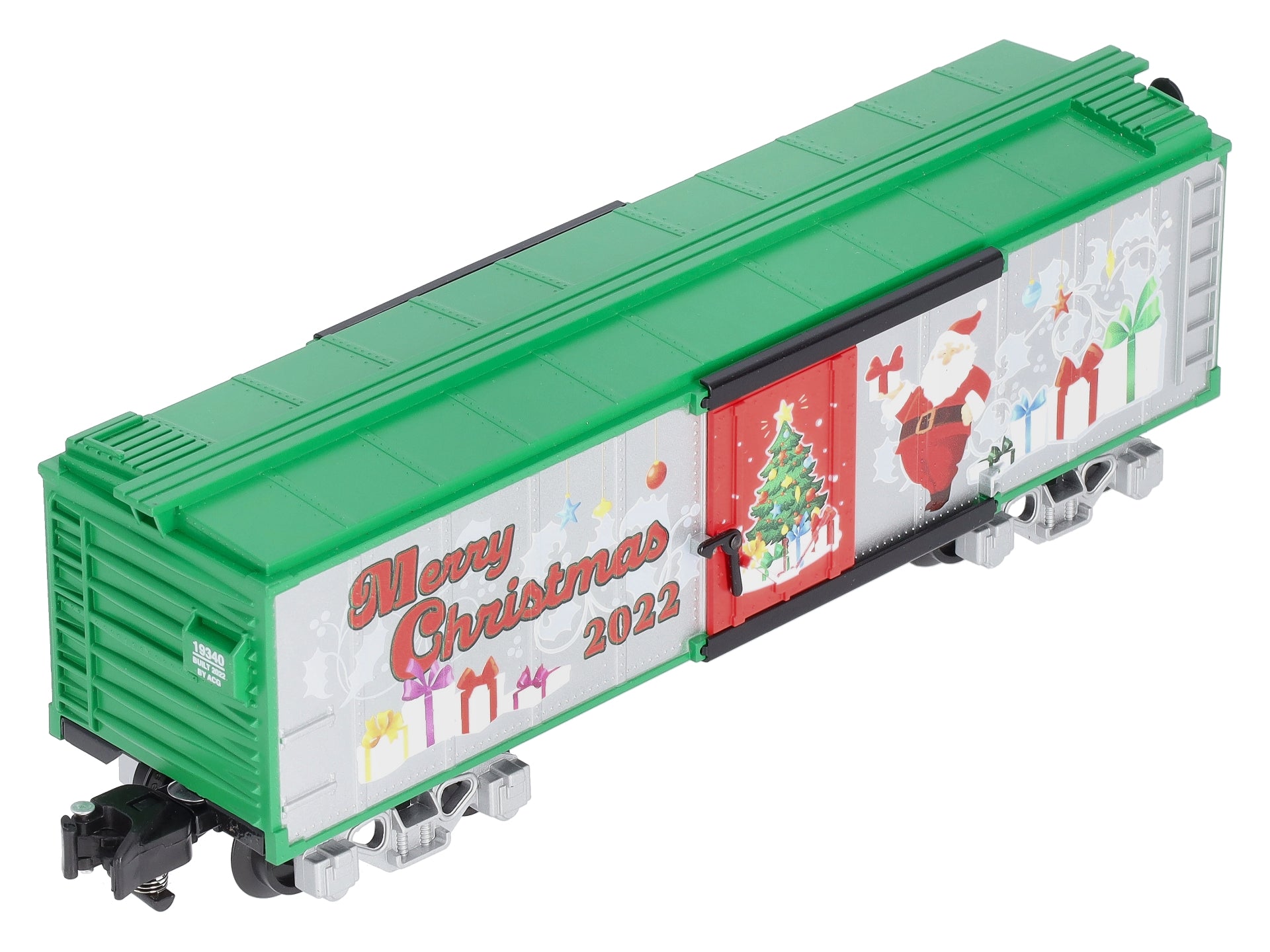 American Flyer 2219340 S Gauge 2022 Christmas Boxcar