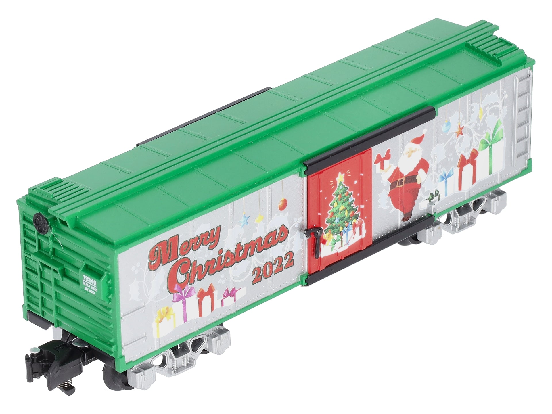 American Flyer 2219340 S Gauge 2022 Christmas Boxcar